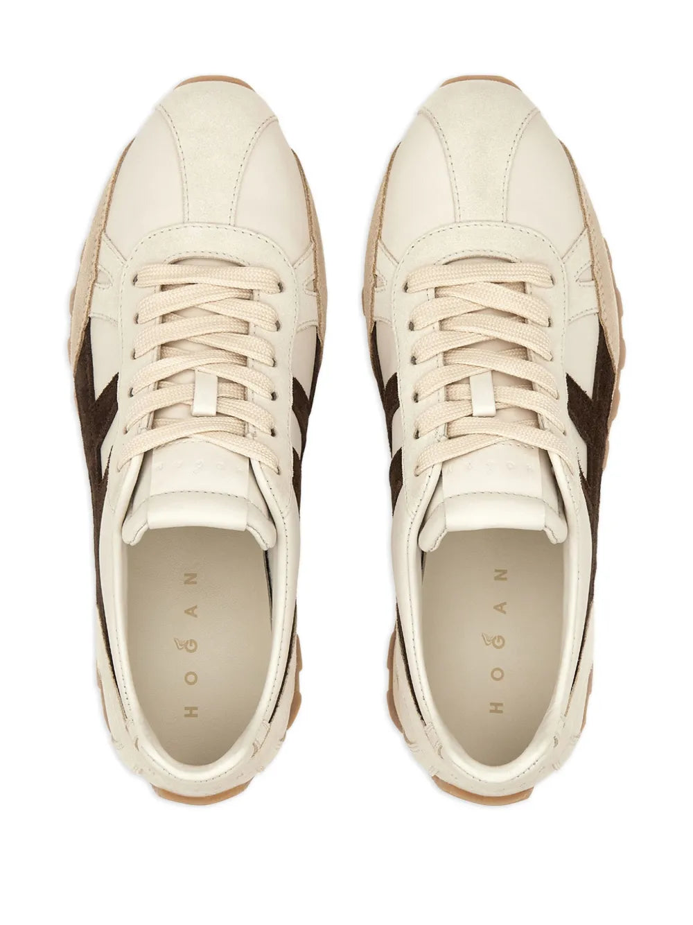 Men's Hogan 86er Suede Light Beige Sneakers