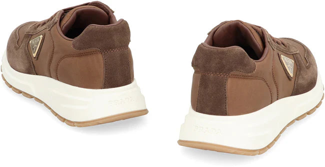 Men's Prada Montecarlo Re-Edition 2005 Leather Brown Sneakers