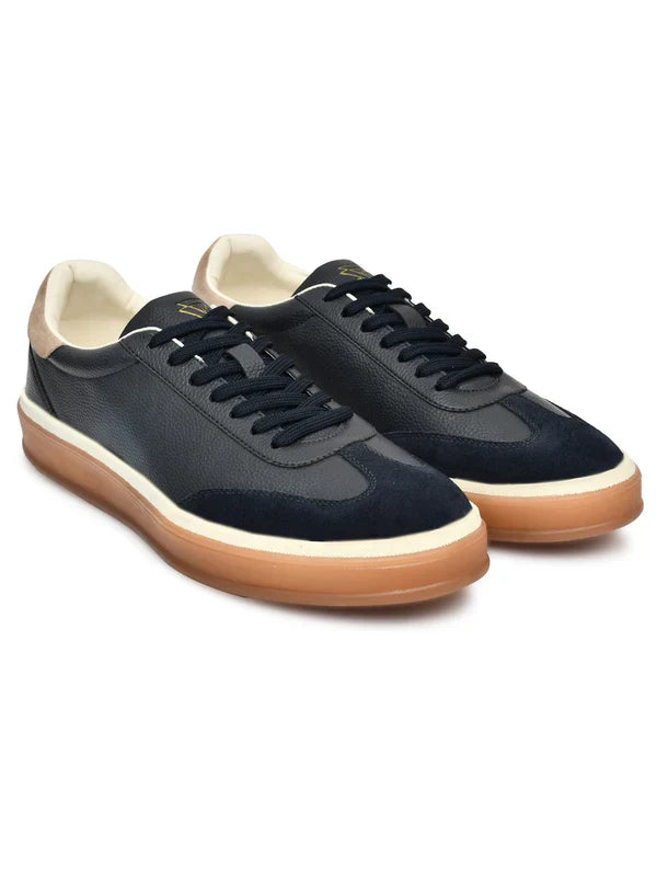 Men's Loro Piana Tennis Walk  Navy Blue Sneakers