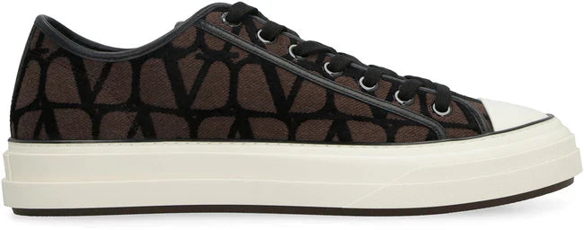 Men's Valentino Garavani Brown Black Sneakers