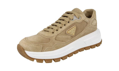 Men's Prada Montecarlo Re-Edition 2005 Leather Beige Sneakers