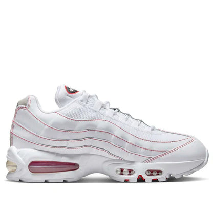 Men's Nike Air Max 95 Big Bubble White University Red Shoes