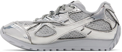 Men’s Bottega Veneta Orbit Silver Sneakers