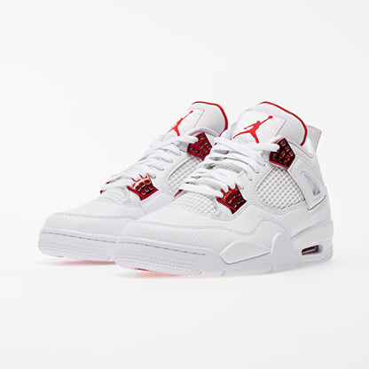 Men's Nike Air Jordan 4 White University Red Shoes