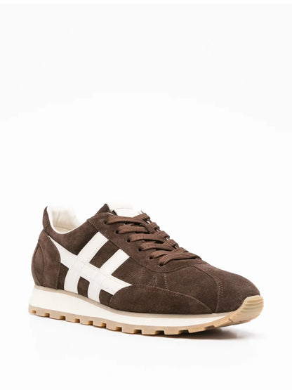 Men's Hogan 86er Suede Brown Sneakers