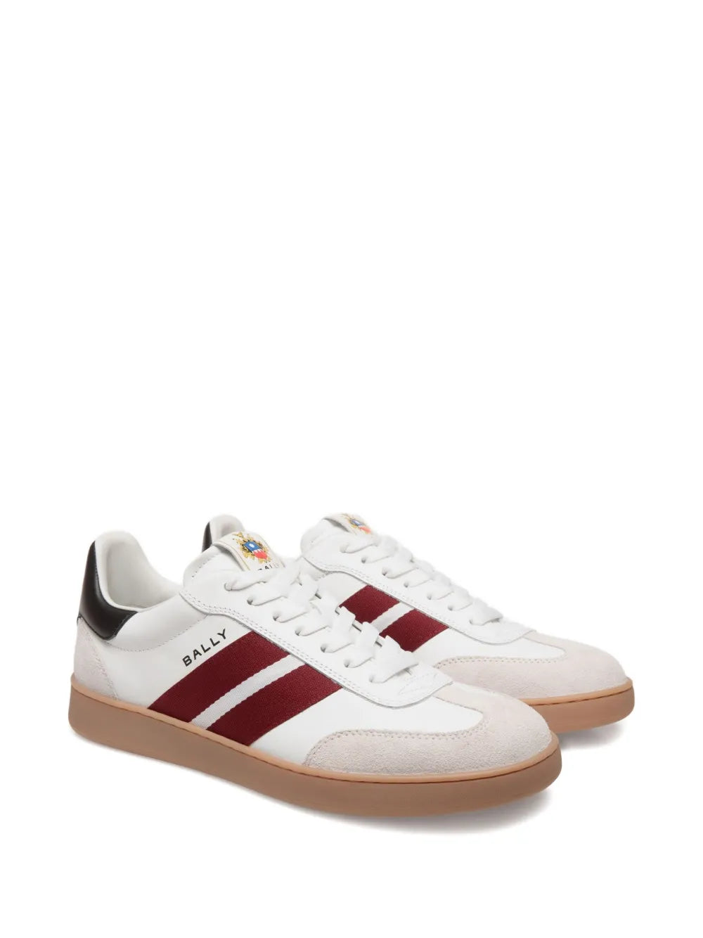Men's Bally Retro Crest White Sneaker