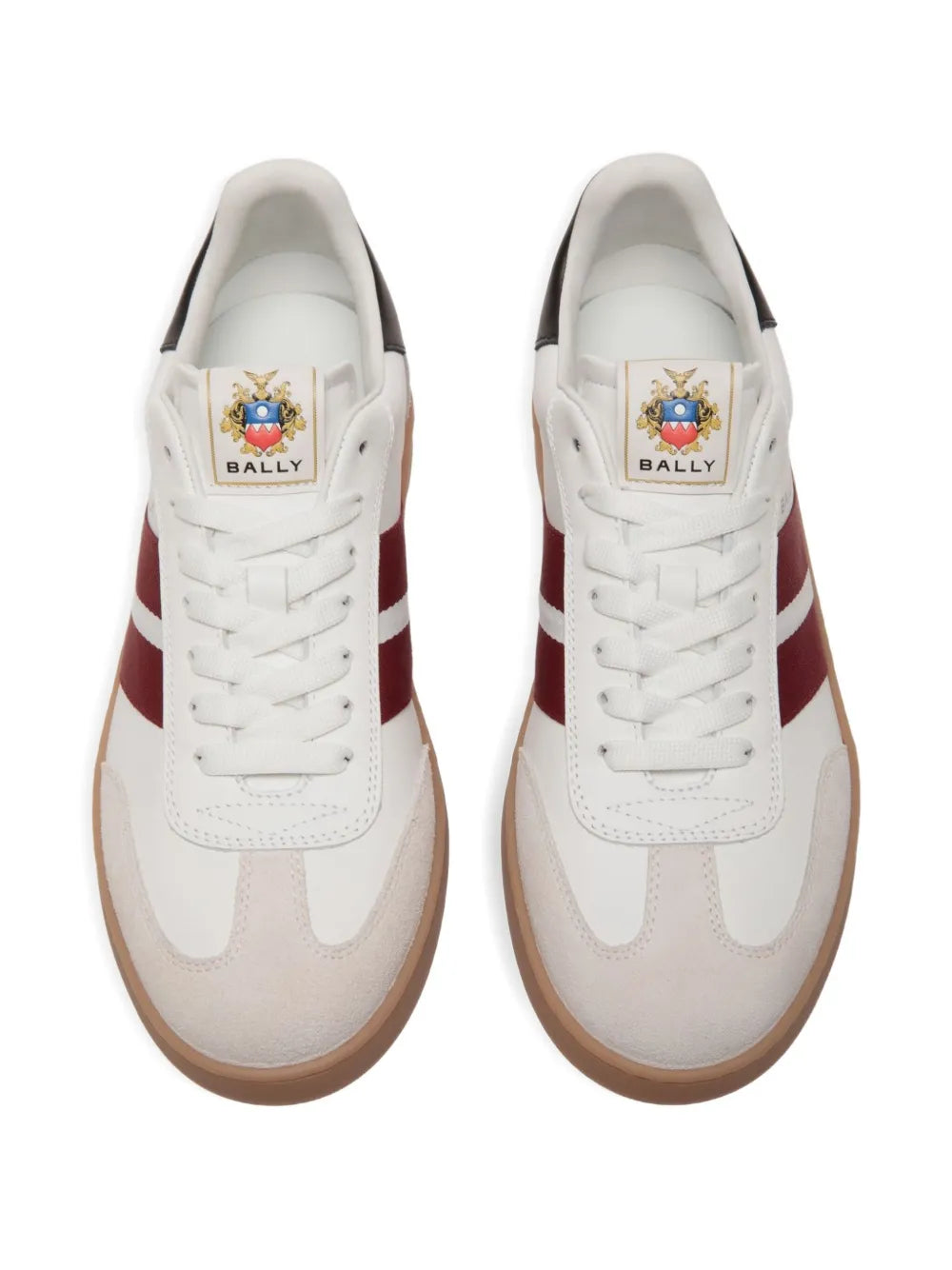 Men's Bally Retro Crest White Sneaker