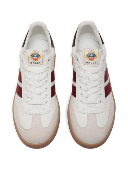 Men's Bally Retro Crest White Sneaker
