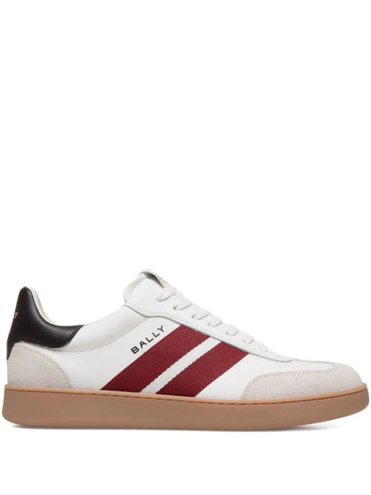 Men's Bally Retro Crest White Sneaker