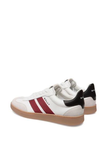 Men's Bally Retro Crest White Sneaker