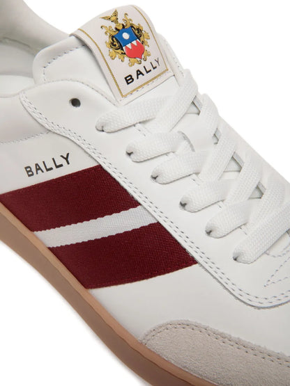 Men's Bally Retro Crest White Sneaker