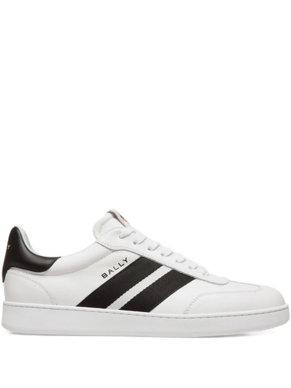 Men's Bally Retro Crest White Sneaker