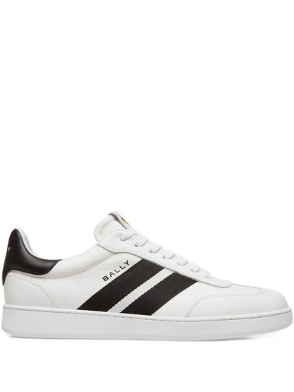 Men's Bally Retro Crest White Sneaker