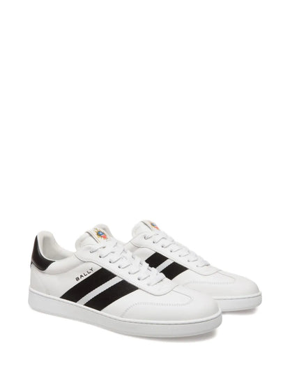 Men's Bally Retro Crest White Sneaker