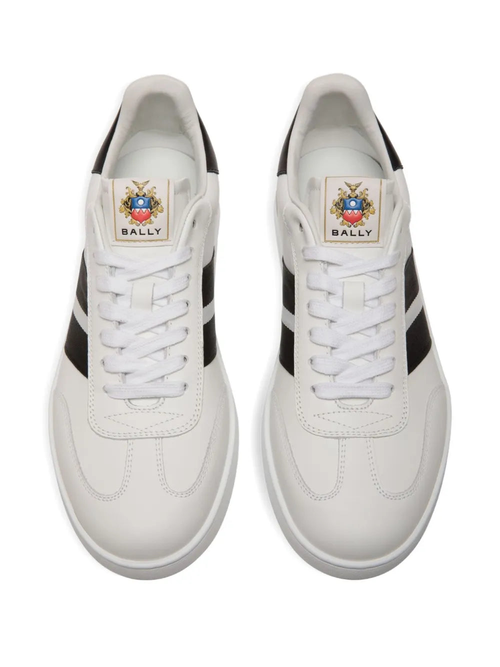 Men's Bally Retro Crest White Sneaker