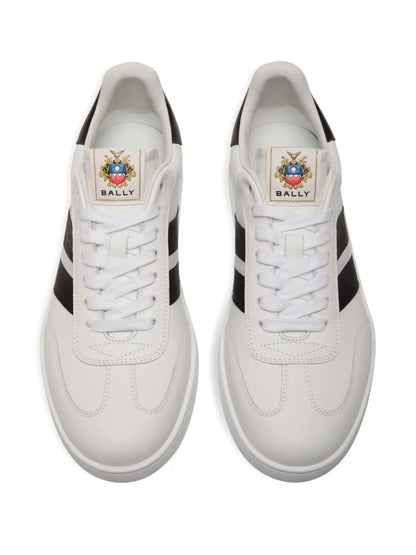 Men's Bally Retro Crest White Sneaker