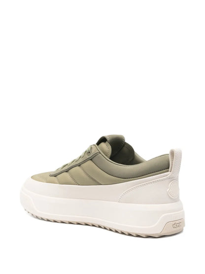 Men's Moncler Altive Leather Green Sneakers