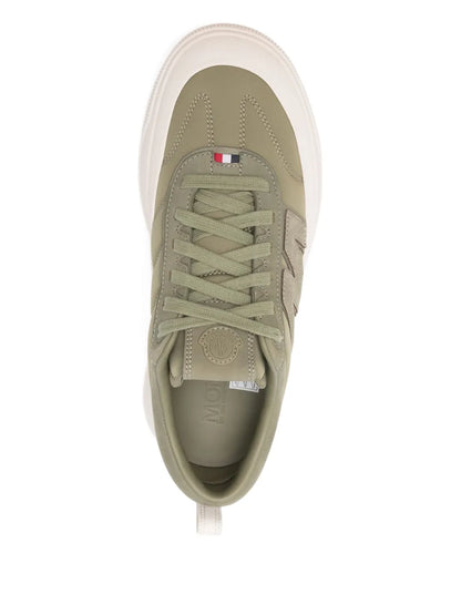 Men's Moncler Altive Leather Green Sneakers
