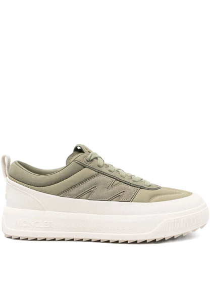Men's Moncler Altive Leather Green Sneakers