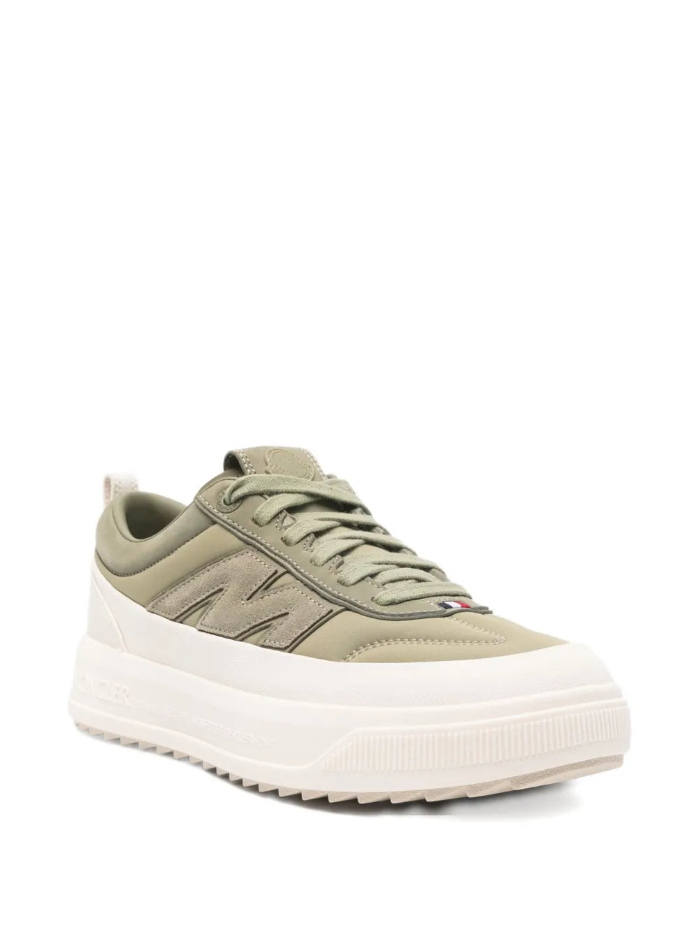 Men's Moncler Altive Leather Green Sneakers