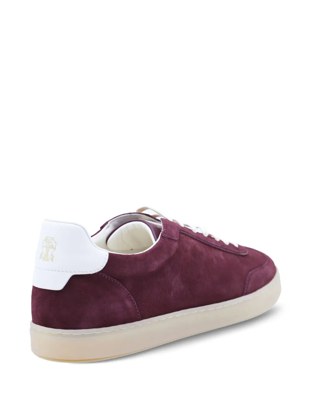 Men’s Brunello Cucinelli Suede Bordeaux Sneakers