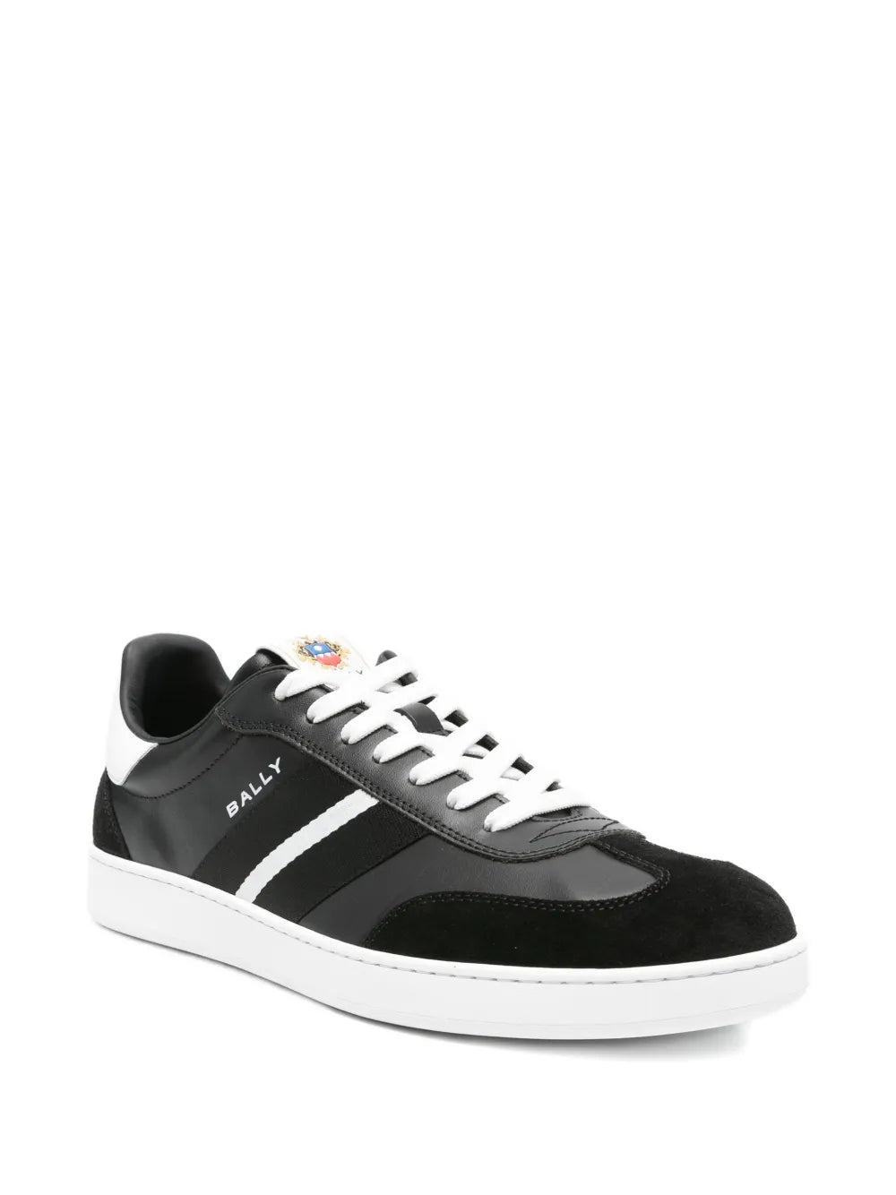 Men's Bally Retro Crest Black Sneaker