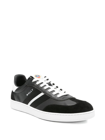 Men's Bally Retro Crest Black Sneaker