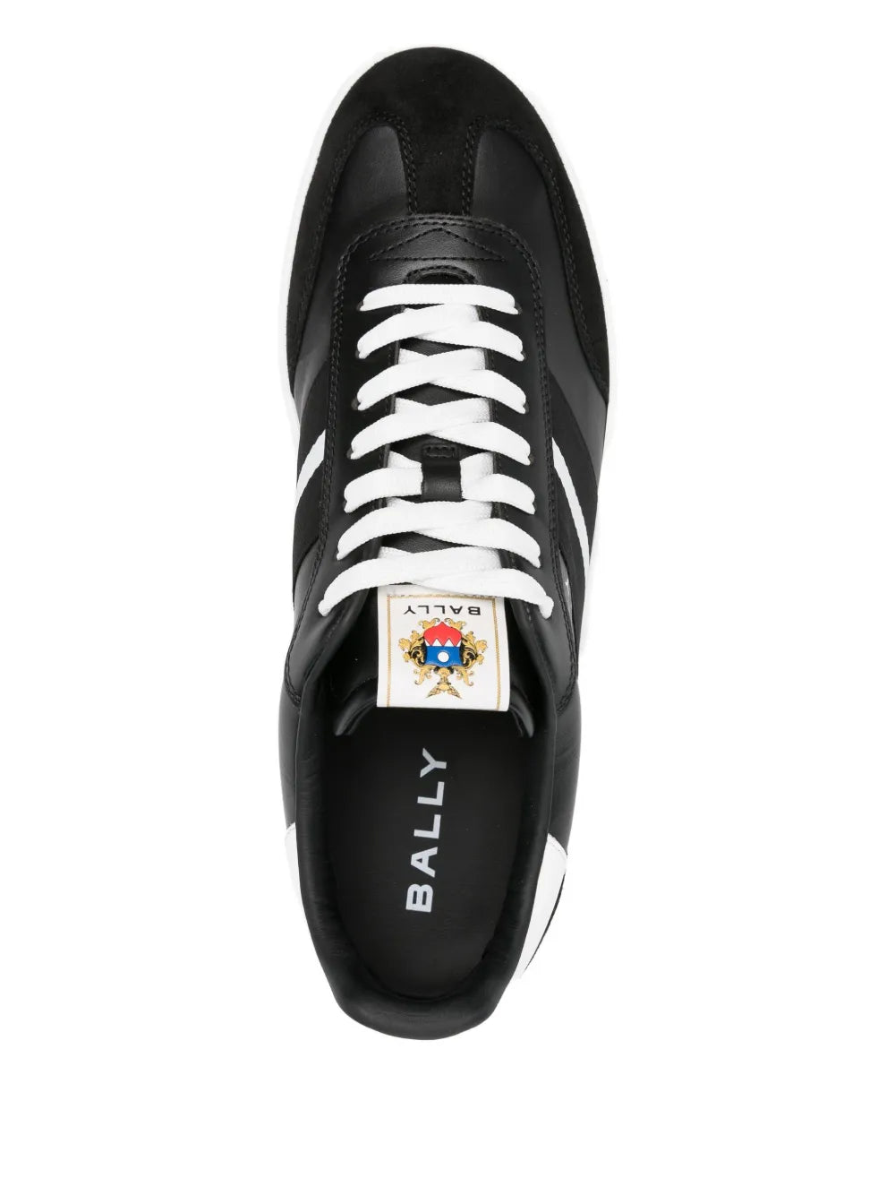 Men's Bally Retro Crest Black Sneaker