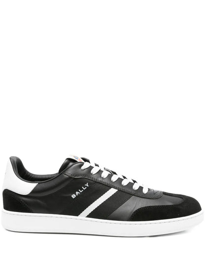 Men's Bally Retro Crest Black Sneaker