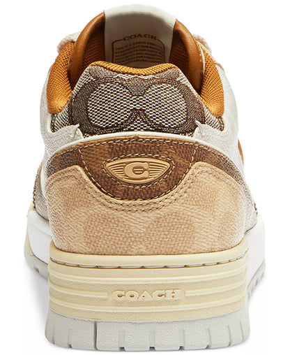 Men's COACH SoHo Leather Lace-Up Casual Multi Sneakers