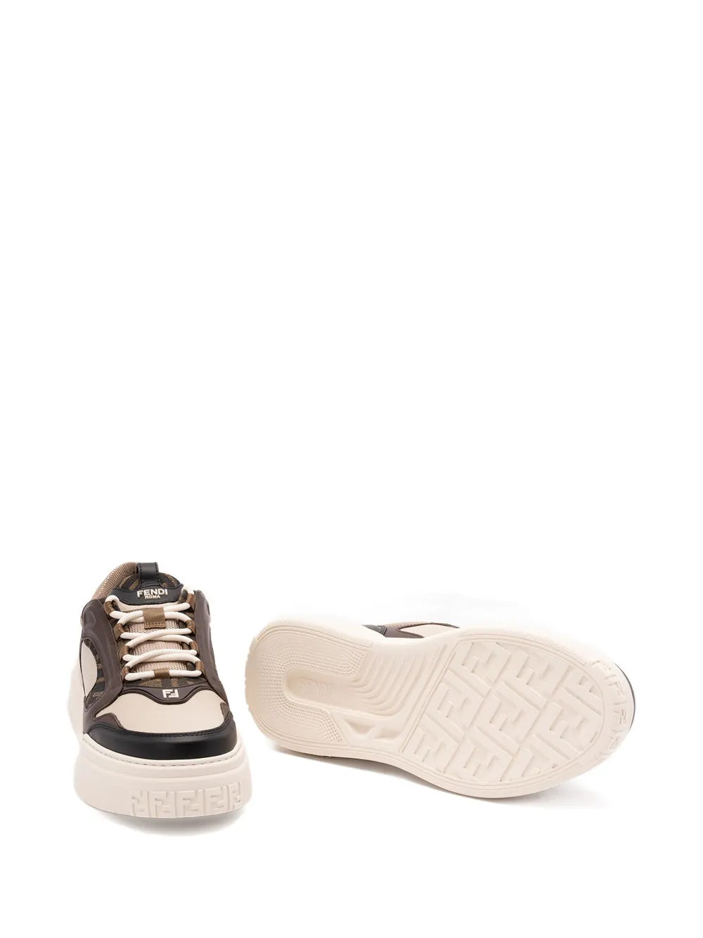 Men's FENDI Sneaker Fendi Force Brown Sneakers
