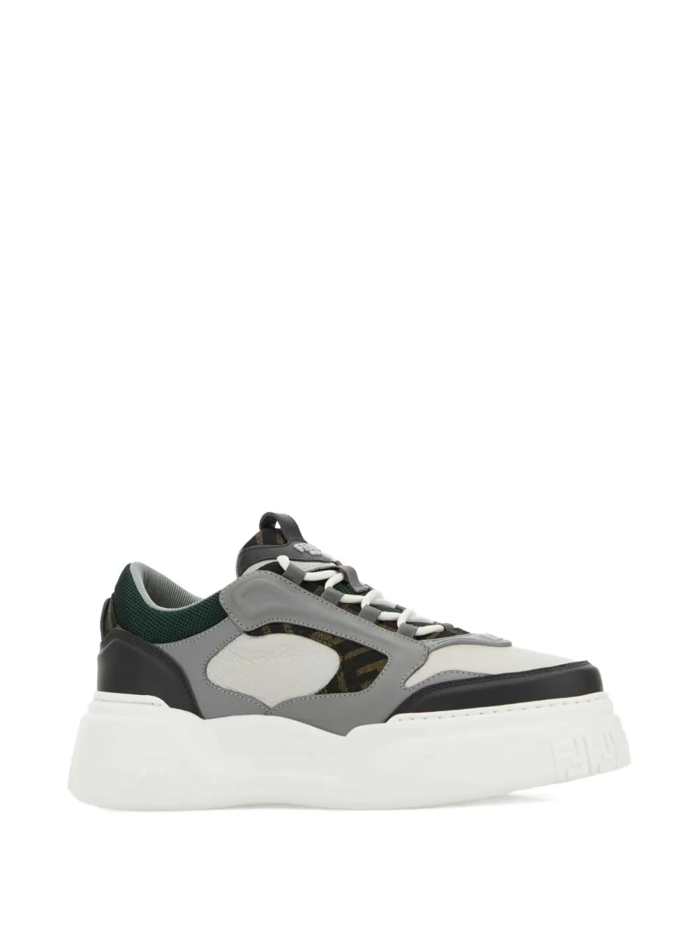 Men's FENDI Sneaker Fendi Force Grey And White Sneakers