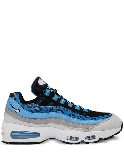 Men's Nike Air Max 95 Black And Blue Shoes