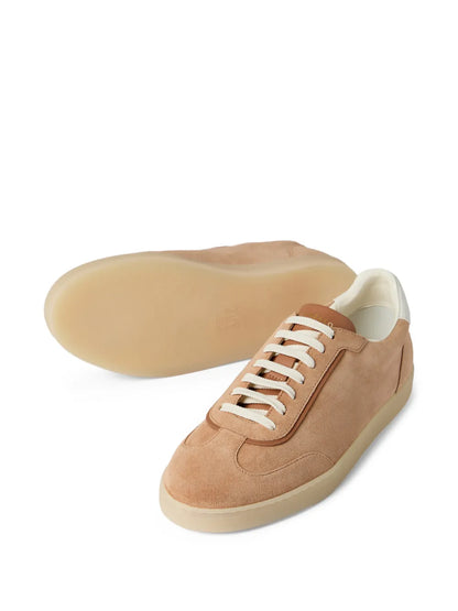 Men’s Brunello Cucinelli Suede Light Brown Sneakers