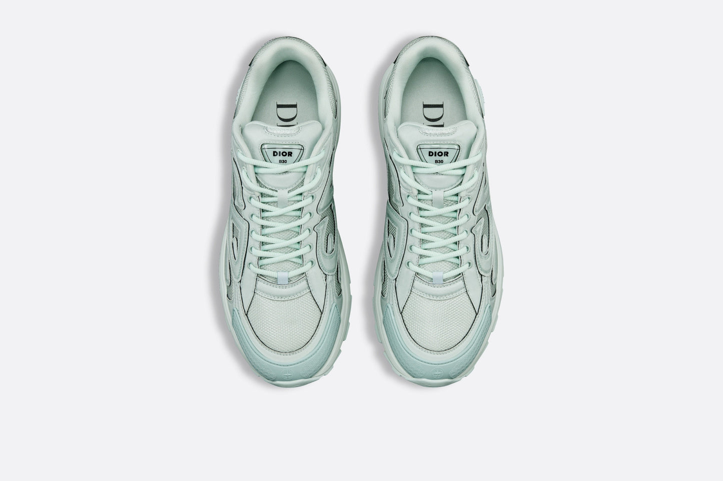 Men's Dior x Stone Island B30 Light Green Sneakers