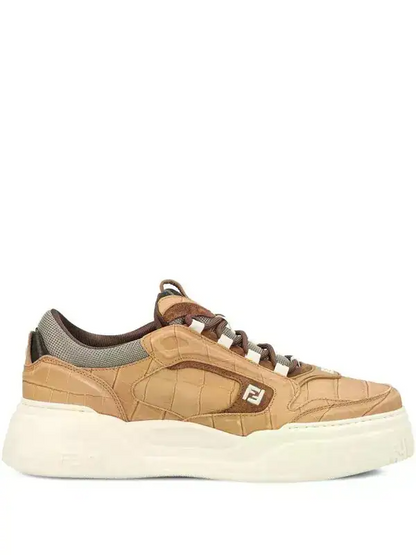 Men's FENDI Sneaker Fendi Force Brown Sneakers