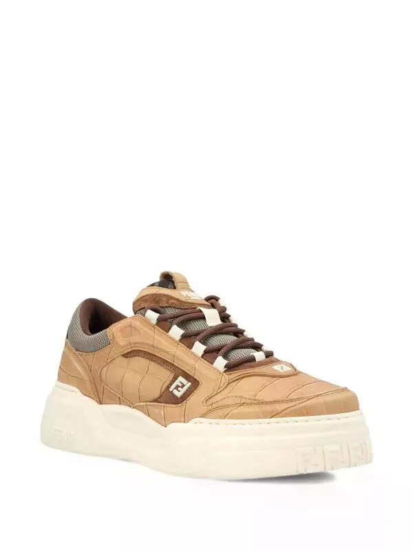 Men's FENDI Sneaker Fendi Force Brown Sneakers