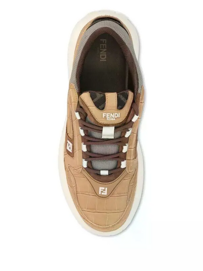 Men's FENDI Sneaker Fendi Force Brown Sneakers