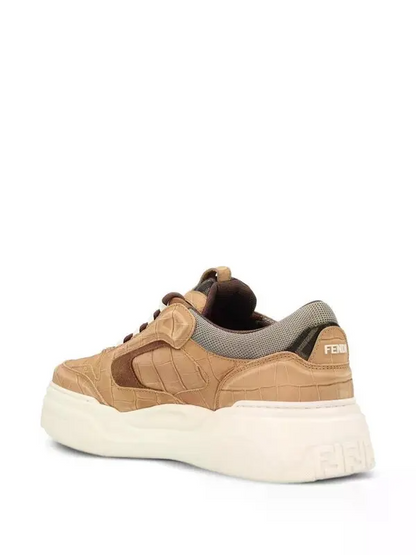 Men's FENDI Sneaker Fendi Force Brown Sneakers