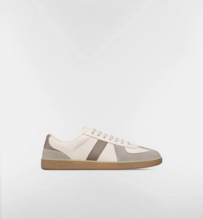 Men's Dior B01 Matchpoint Calfskin with Gray Suede Sneakers