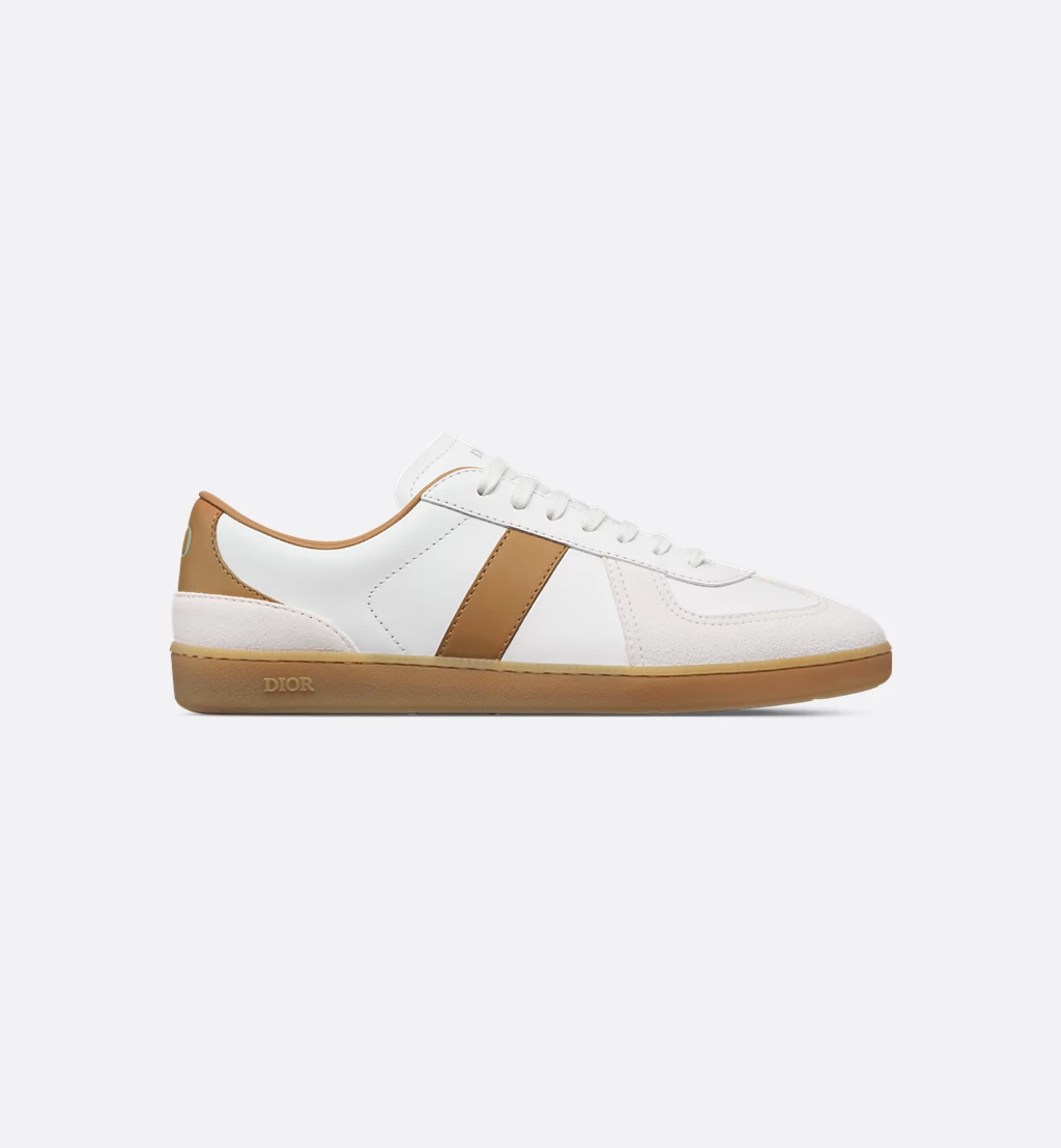 Men's Dior B01 Matchpoint Cognac and White Sneakers