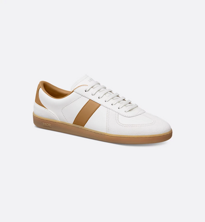 Men's Dior B01 Matchpoint Cognac and White Sneakers