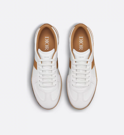 Men's Dior B01 Matchpoint Cognac and White Sneakers