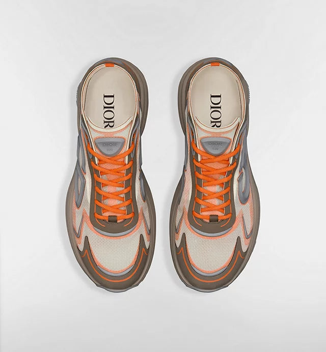 Men's B30 Countdown Tech Brown and Orange Sneaker