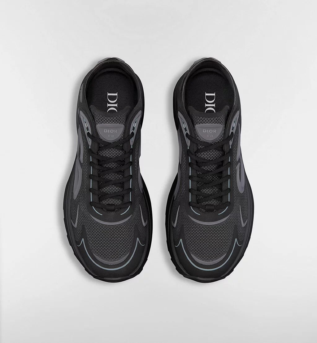 Men's B30 Countdown Tech Black Semi-Transparent Sneaker