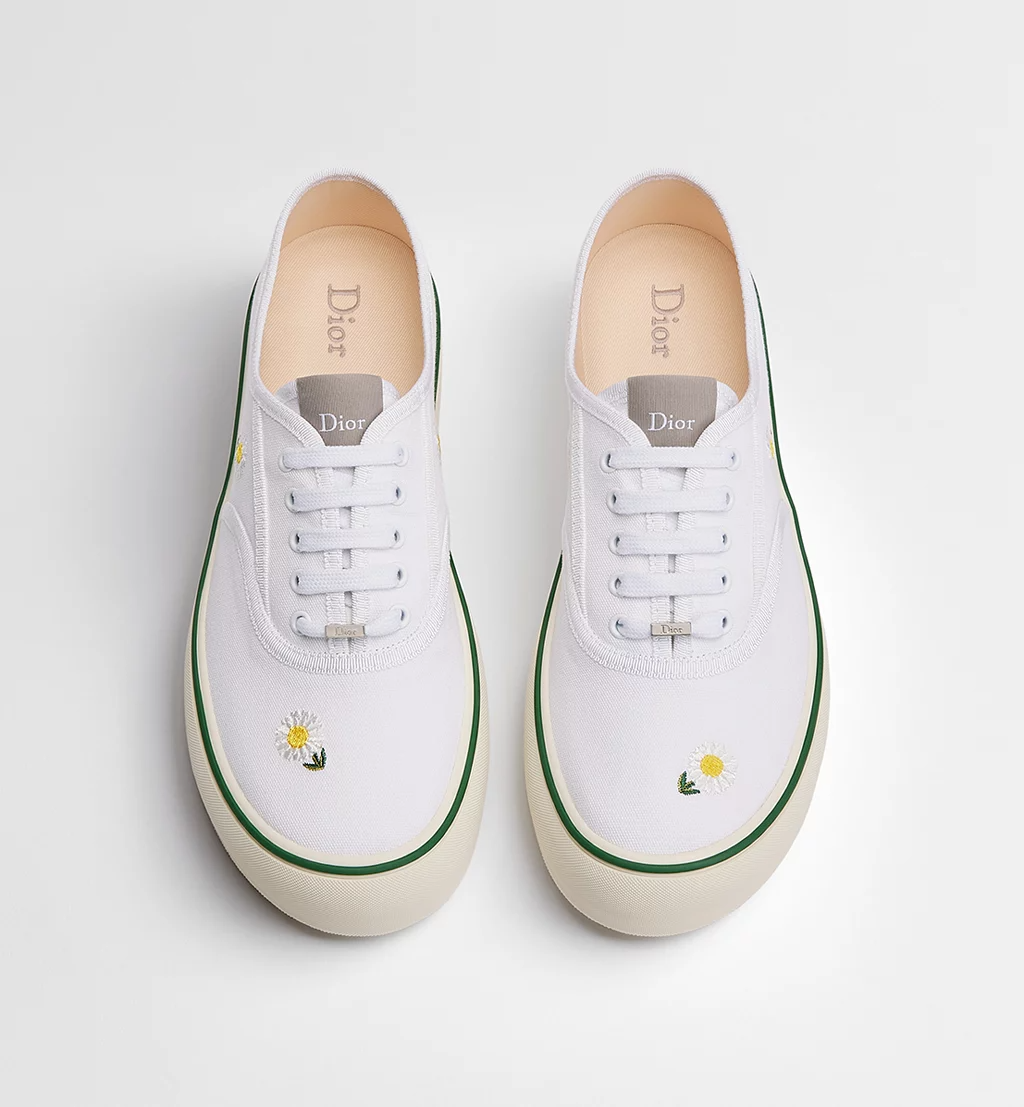 Men's Dior Saltwind Daisy Motif Sneakers