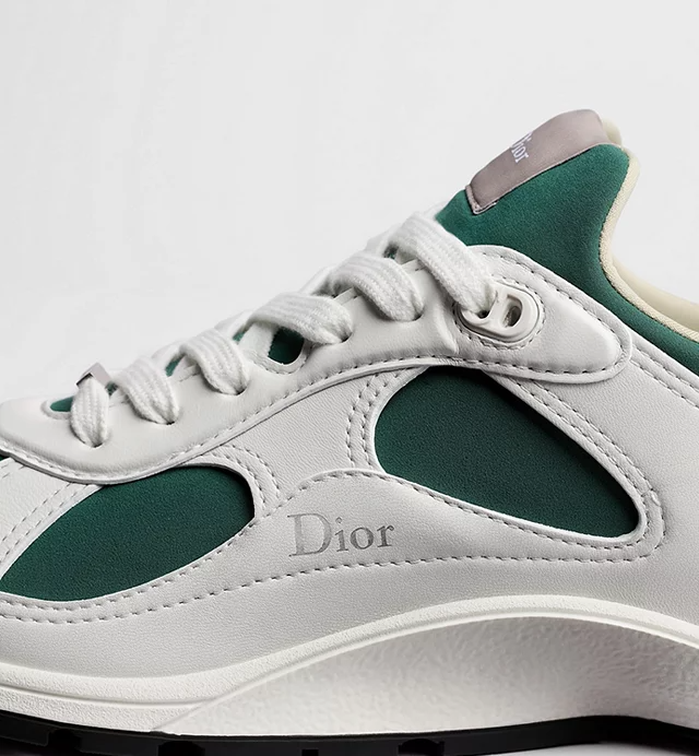 Men's Dior Mile White Green Sneakers