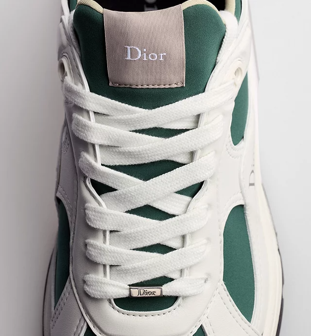 Men's Dior Mile White Green Sneakers