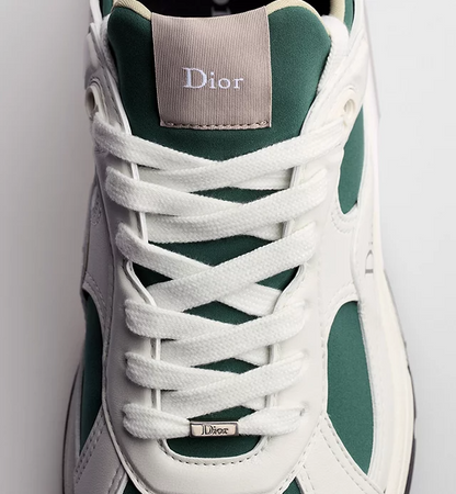 Men's Dior Mile White Green Sneakers