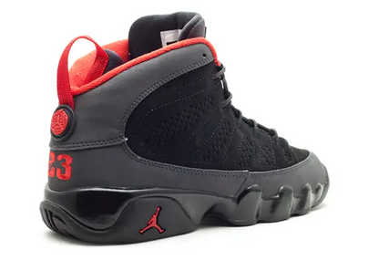 Men's Nike Air Jordan 9 Retro Black Varsity Red Shoes